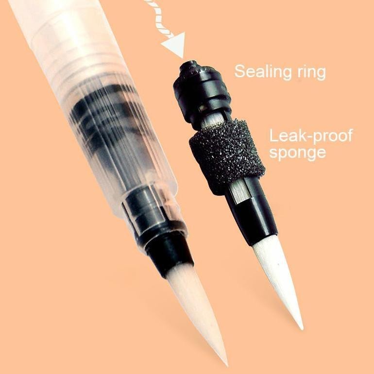 

Ct_C1077 Water Pen Set/6 Paket Kuas Cat Air Lembut Untuk Menggambar/Melukis Un-123