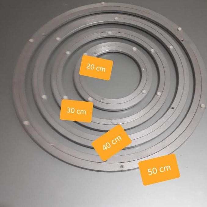 Rel ring putar tatakan meja makan 12" 30cm