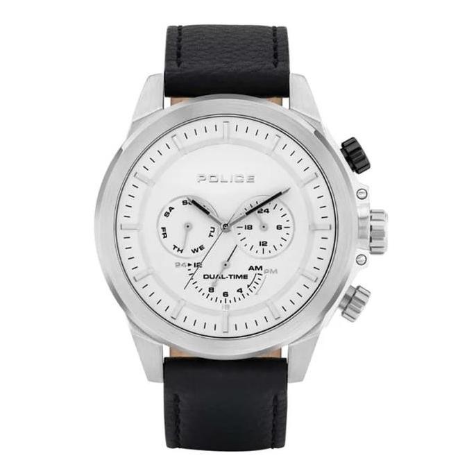 POLICE Jam Tangan Pria PL.15970JS/01 Men Watches Quartz Stainless LF