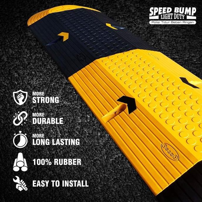 OsanO Rubber Speed Bump Tengah Light Duty Polisi Tidur