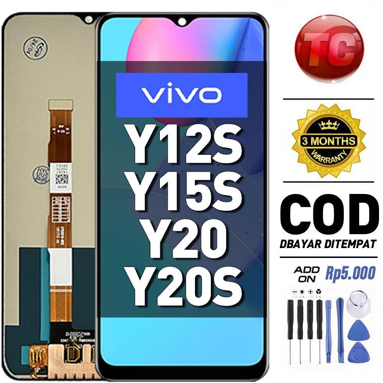 Cod Lcd Vivo Y20 Lcd Vivo Y12S Y15S Y20S Original 100% Fullset Asli Ori Touchscreen Compatible For G