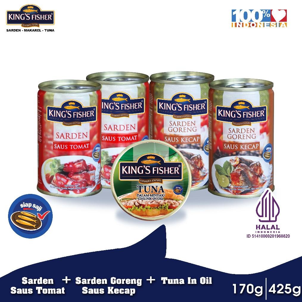 

TERMURAH Paket Sabar (Sahur Bareng) Santuy Ramadhan Sarden King's Fisher Siap kirim