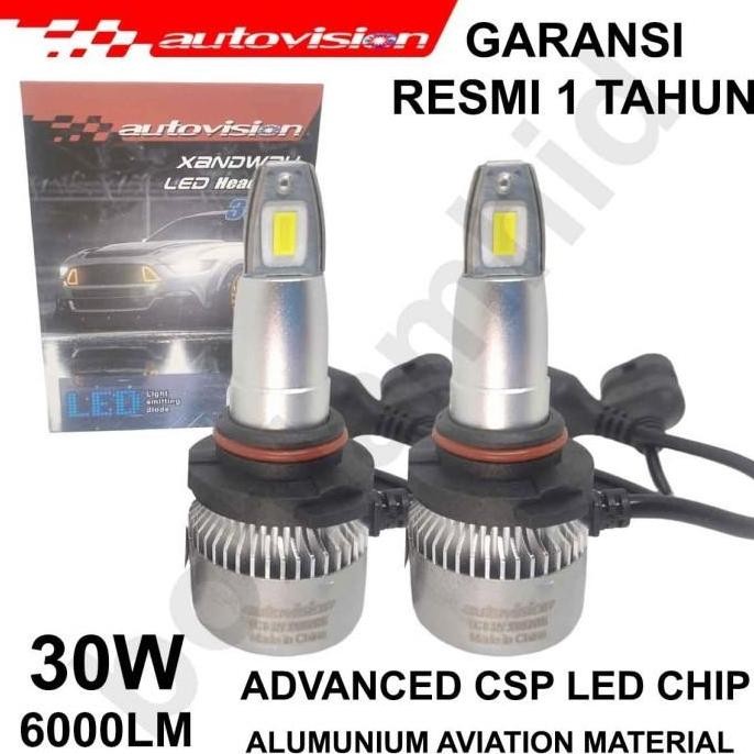 LAMPU LED HB3 AUTOVISION XANDWAY Headlamp 6000K Lampu Jauh High Beam