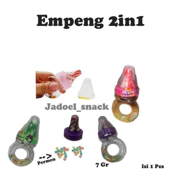 

Permen Empeng 2In1 - 1 Pcs - Permen Empeng - By Jadoel Snack