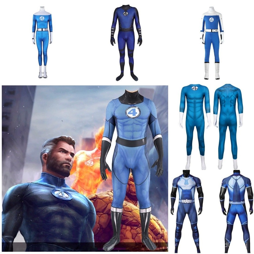 New Marvel Movie Fantastic Four Cosplay Bodysuit Halloween cosplay Clothing RFMU