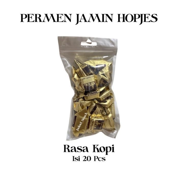 

Permen Jamin Hopjes 20 Pcs Rasa Kopi By Jadoel_Snack Candy Food Toples