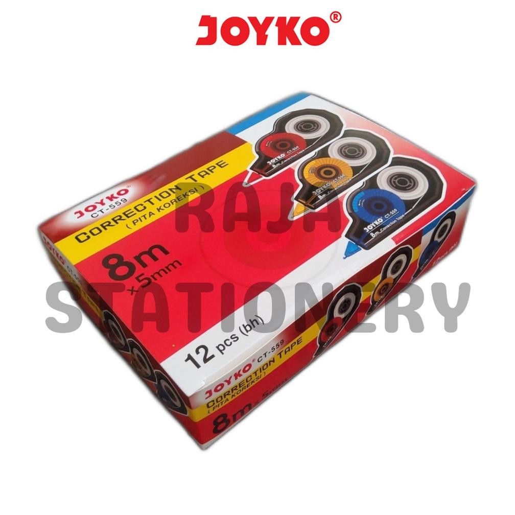 

Ct_C1077 Joyko Correction Tape 8M Tipex Kertas Joyko Tipe X Tip Ct-559 [12Pcs] Ze-42
