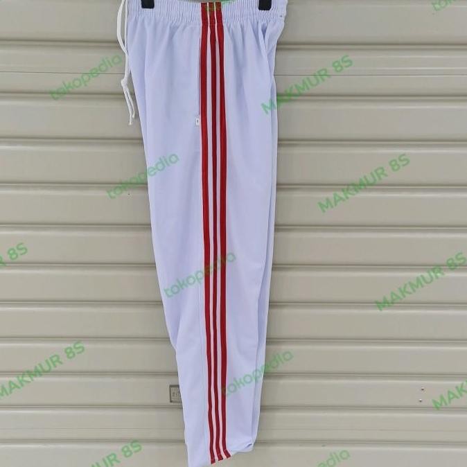 NEW - celana training putih merah dewasa/training pria/wanita XXLXXXLXXX