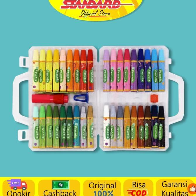 

Standard - Pascola Oil Pastel 36 / Set ( Crayon / Pewarna / Coloring )