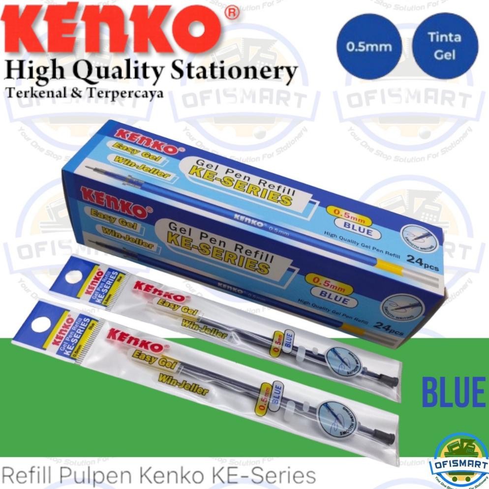 

Bisa Cod Kenko Gel Pen Refill Easy Gel - Ke Series 0,5 Mm | @1Ktk=24Pcs Wd-54
