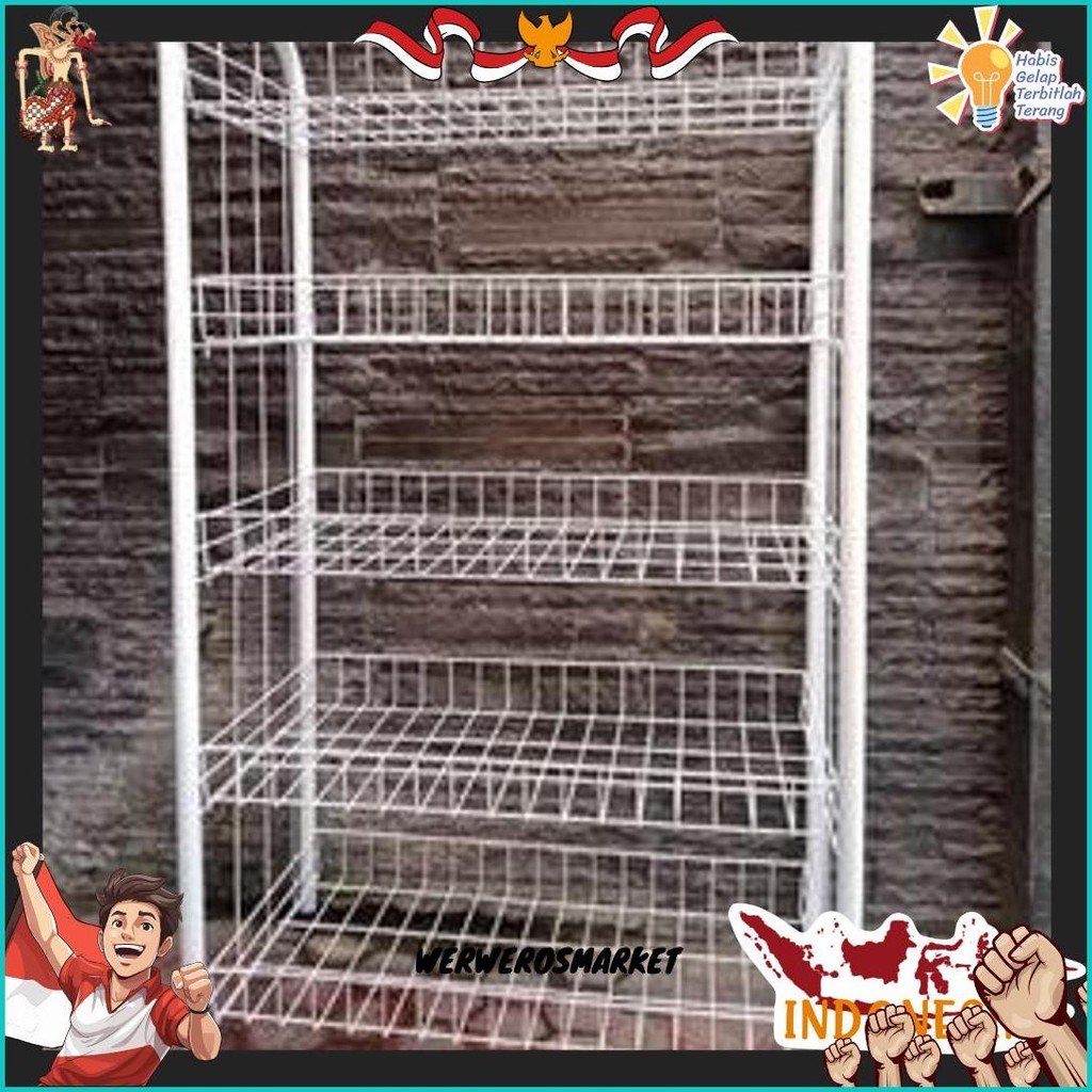 Rak Chiki / Rak Chiki 4 Susun / Rak Chiki Jumbo/ Rak Chiki 4 Tingkat / Rak Chiki / Keranjang Chiki T