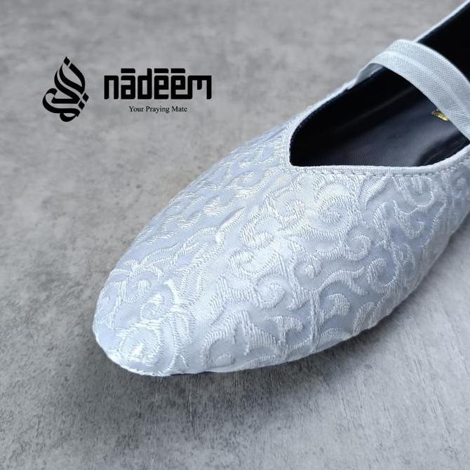 DF382>> Nadeem - Sepatu Umrah/Haji Medina | Sepatu bordir | Sepatu Haji dan Umrah | Sepatu Slip | Fl
