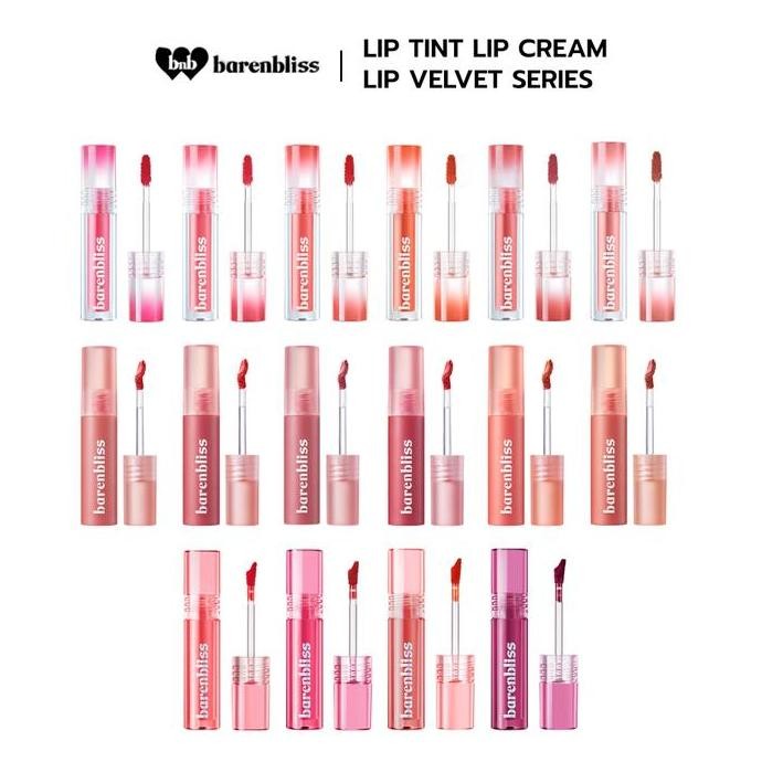 BARENBLISS - LIP TINT LIP CREAM LIP VELVET