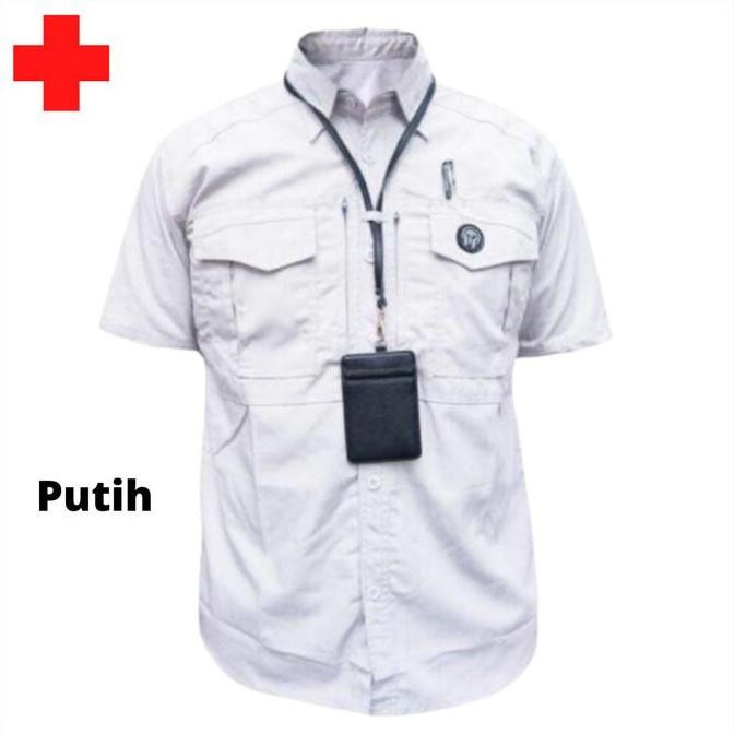 Kemeja Tactical Lengan Pendek Baju PDL Lapangan Outdoor Taktikal Pdh