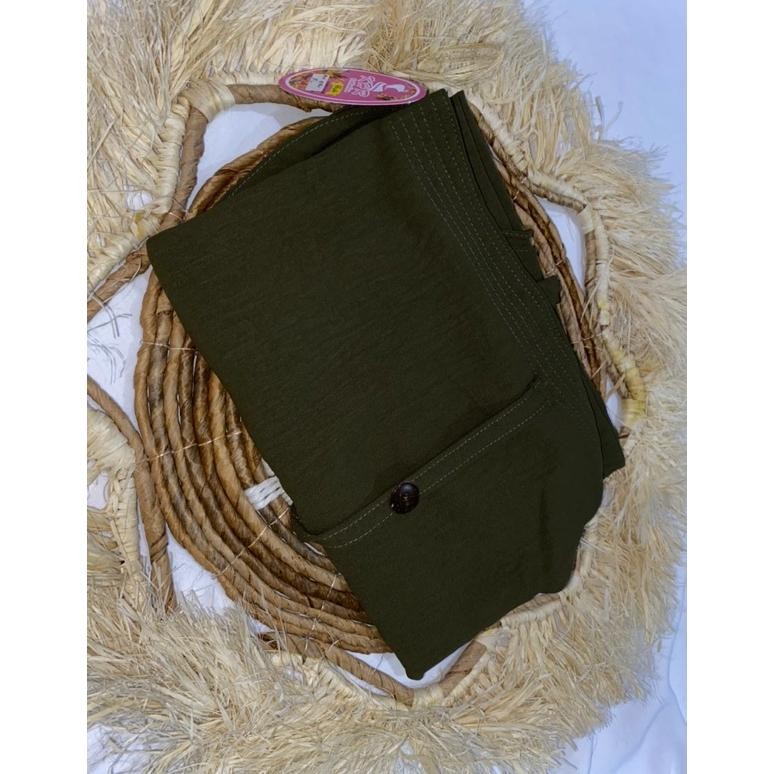 Bf888S Maryam - Hijab Bergo Crinkle Airflow L Xl Tali Konektor Masker Jilbab Instan Langsungan Terba