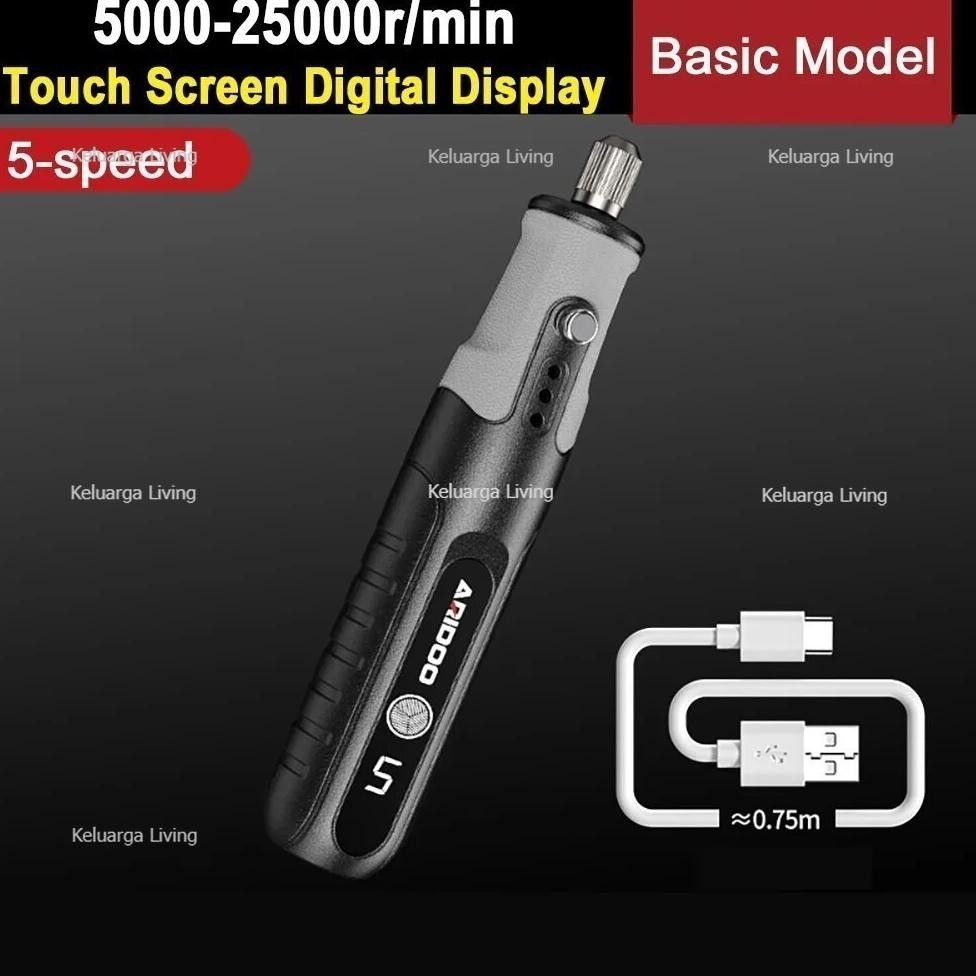 Berkualitas 134Pcs Bor Mini 12V Dc 18000 Rpm Mini Drill Electric Engraver Grinder Gerinda Electrik L