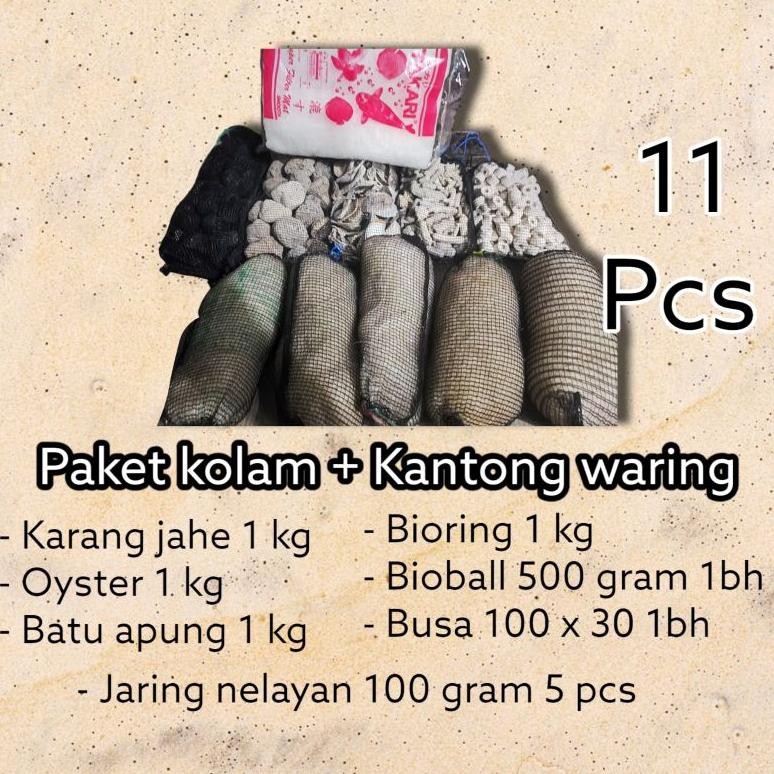 [Kecil Paket Media Filter Koi Siap Pakai / Paket Media Filter Kolam Ikan / Paket Media Filter Kolam 