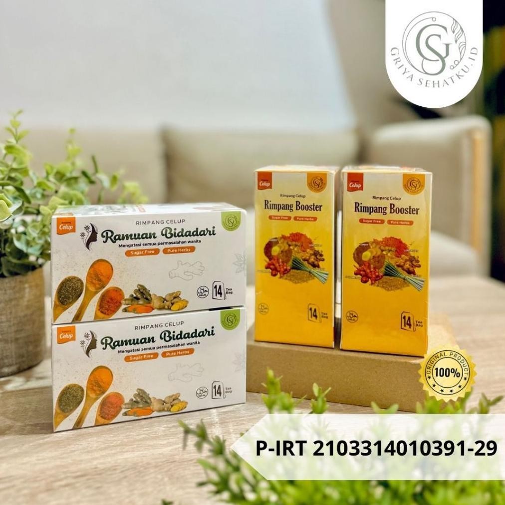 

Paket Hemat Rimpang Celup Ramuan Bidadari + Rimpang Booster resep JSR 100% Rempah murni
