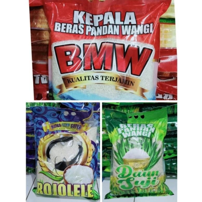 

Beras 5 Liter Bmw Rojolele Pandanwangi Ketupat Pandan