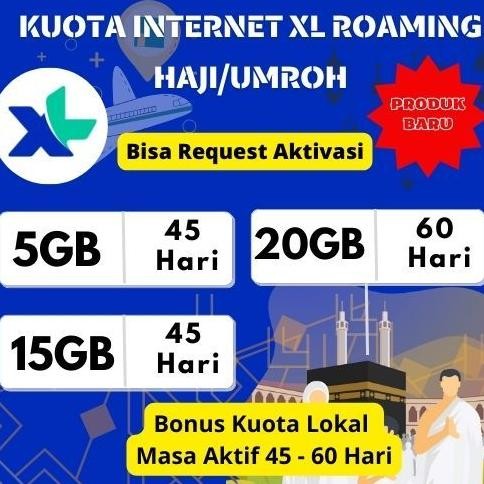 Ada Produk Baru Full Kuota Paket Data Umroh Haji Xl Masa Aktif 45 Hari