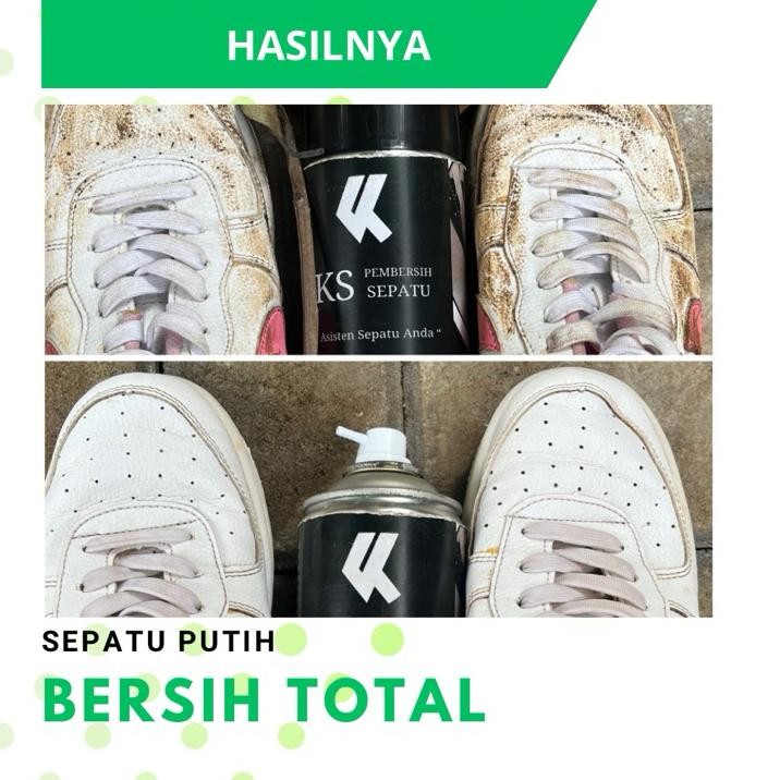 Foam Pembersih Sepatu Putih Tanpa Air Ks Pembersih Sepatu N
