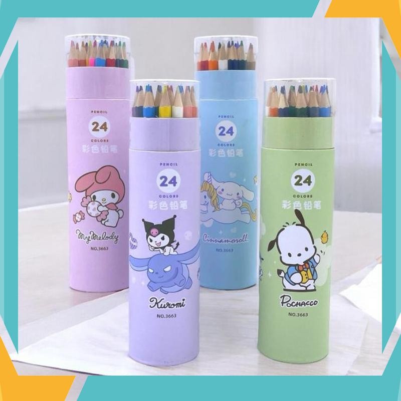 

Promo (12/24warna) Pensil Warna Tabung / Pencil Warna Color Tube 12/24 Warna PPV-39