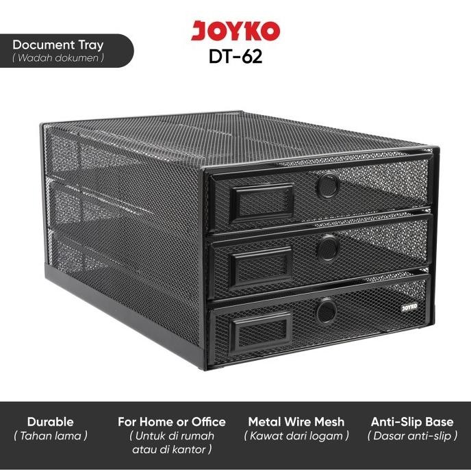 

Document Tray Wadah Dokumen Joyko 3 Tray DT-62