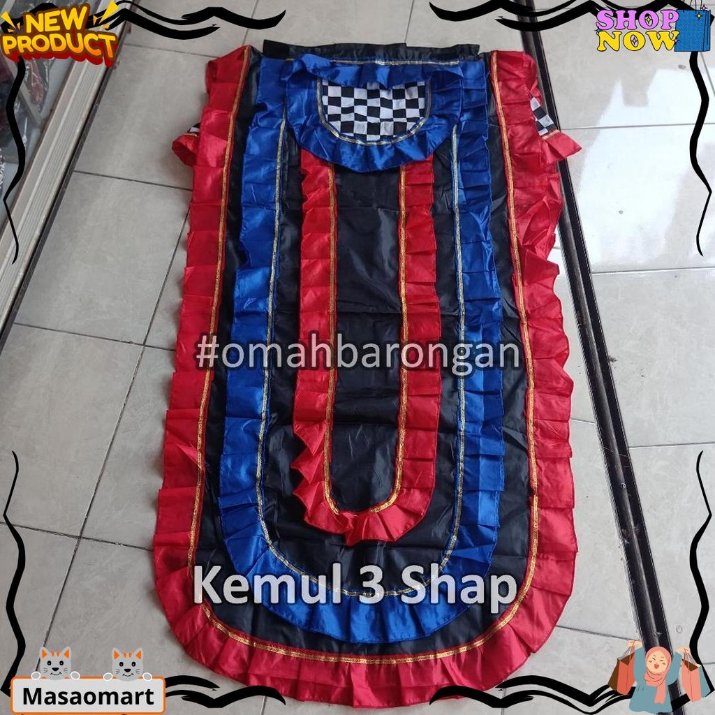 Kemul Barongan Anak SD Pentas Dewasa Warna Biru Hitam Merah Kuning Hijau BIGDEAL