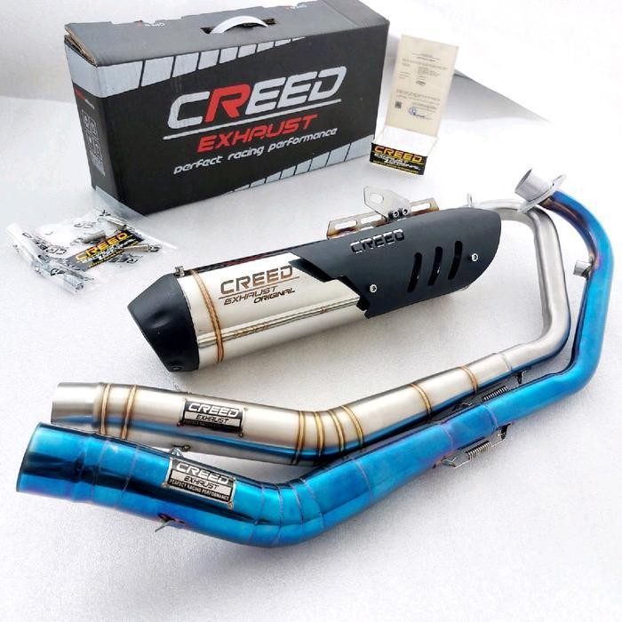 Ccs Knalpot Standar Racing Creed Exhaust Untuk Mx King Sonic 150R R15 V2 V3 Vixion Satria Fu Cb Cbr 