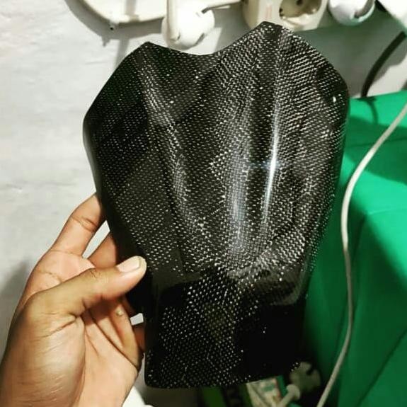COVER TANGKI CARBON KEVLAR ASLI YAMAHA XABRE/MSLAZ New Carbon