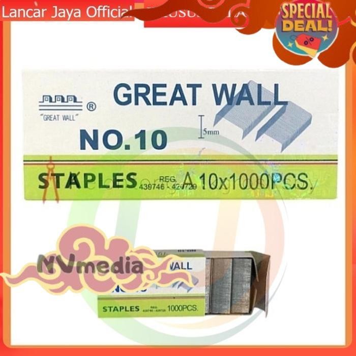 

Smile Today [Atk] Isi Steples Greatwall No.10 Isi 10 Pack | Isi Stepler | Refil Steples | Stepler Reffil