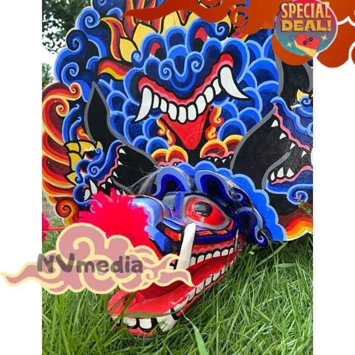 ASLI BAGUS BARONGAN TELON BIRU KUALITAS PREMIUM UNTUK ANAK LENGKAP SIAP PAKAI NV