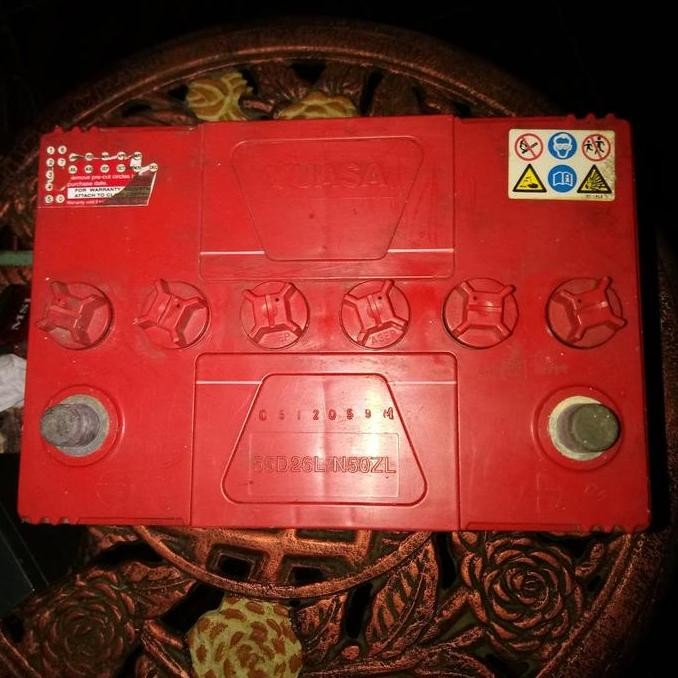 Aki Yuasa tukaran type 55D26L/N50ZL