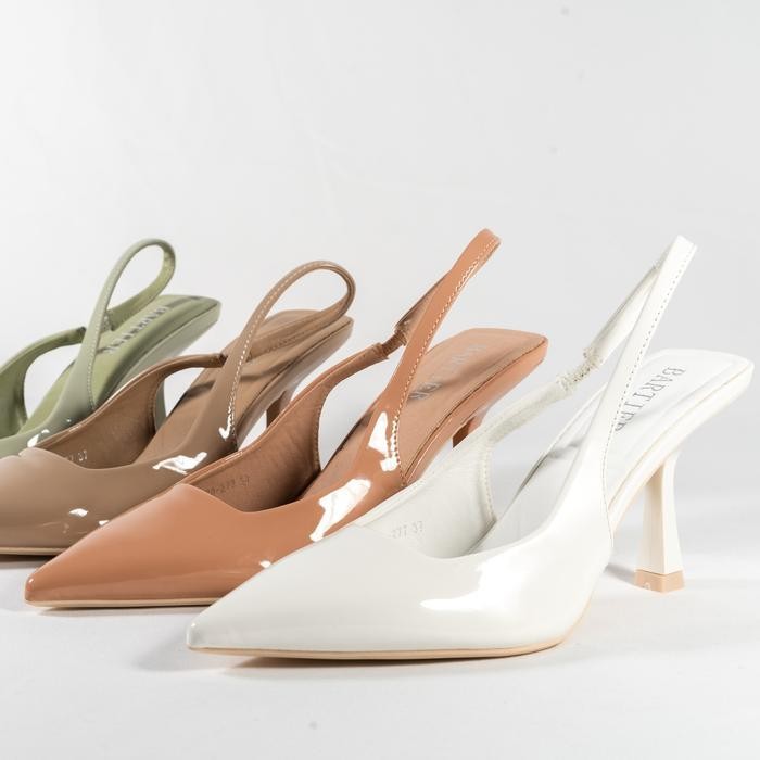 Bartier -  Miley Sepatu Hak Wanita Heels 9Cm Glossy Heels Tali