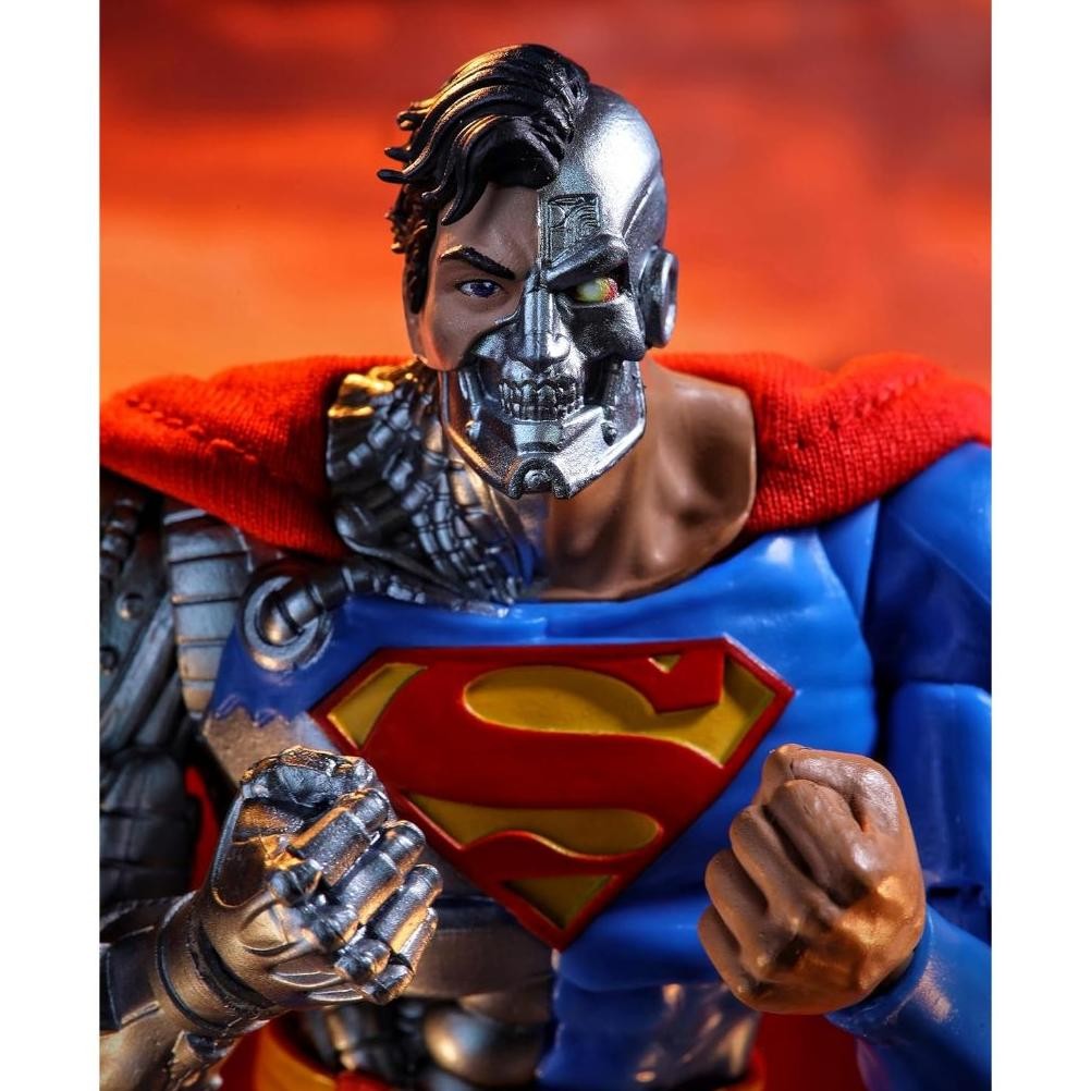 TERMURAH LIMITED EDITION MCFARLANE DC MULTIVERSE CYBORG SUPERMAN (RACHE DER GRNEN LATERNEN) 17,8 CM