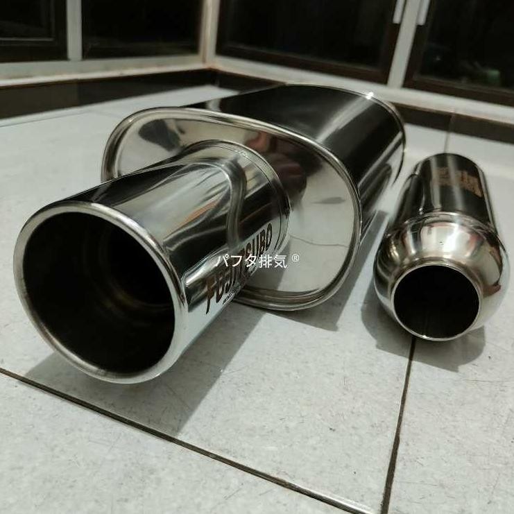 Knalpot Mobil Fujitsubo Plus Resonator Original Pavta Bass Bulat