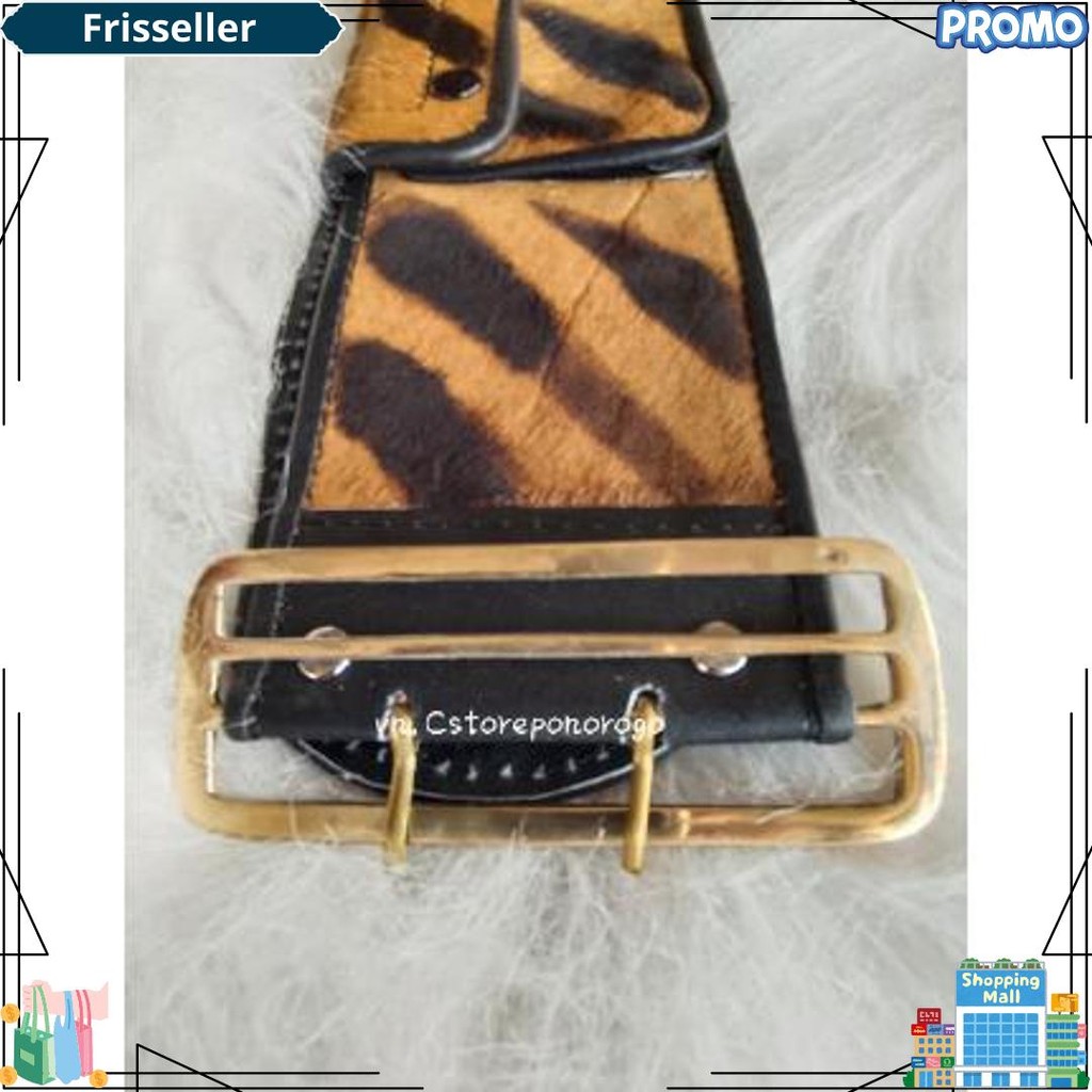 Viral SABUK BOPO KULIT MOTIF MACAN 9 CM / Sabuk bopo anak / sabuk otok / reog / barongan / caplokan 