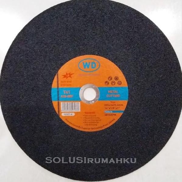 BEBAS ONGKIR - Khusus INSTANT! 1 Dus = 25 Pcs WD Cutting 14" Batu Potong Besi 14 inch