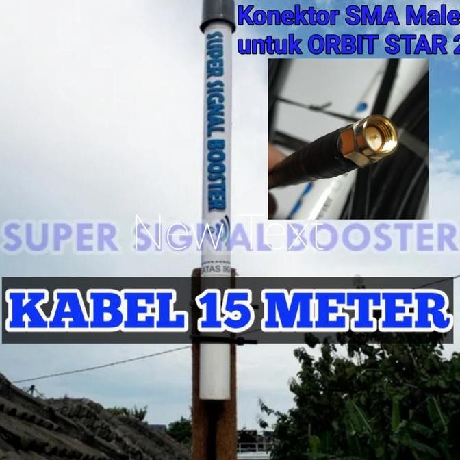 Antena Super Signal Booster Konektor Sma Male Untuk Orbit Star 2
