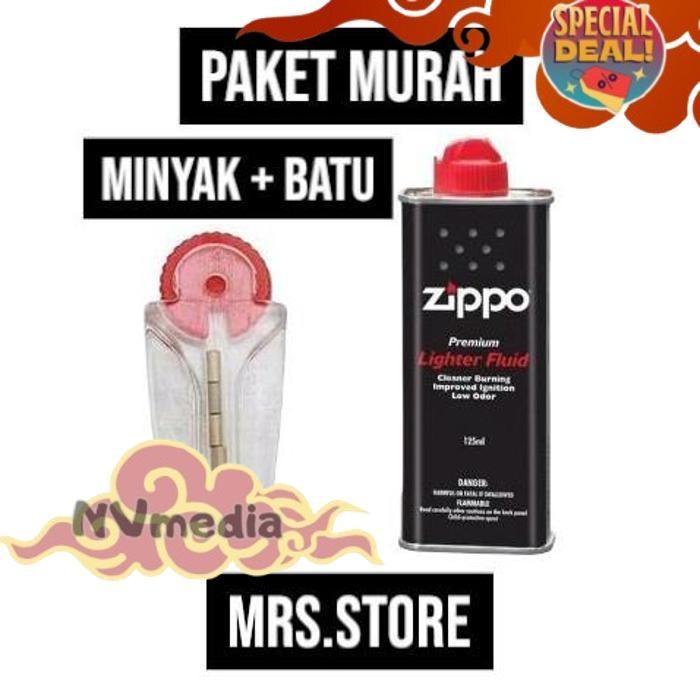 Offer Discount Paket Hemat Minyak Zippo Original Usa 100% Isi Ulang Korek Zippo 125Ml