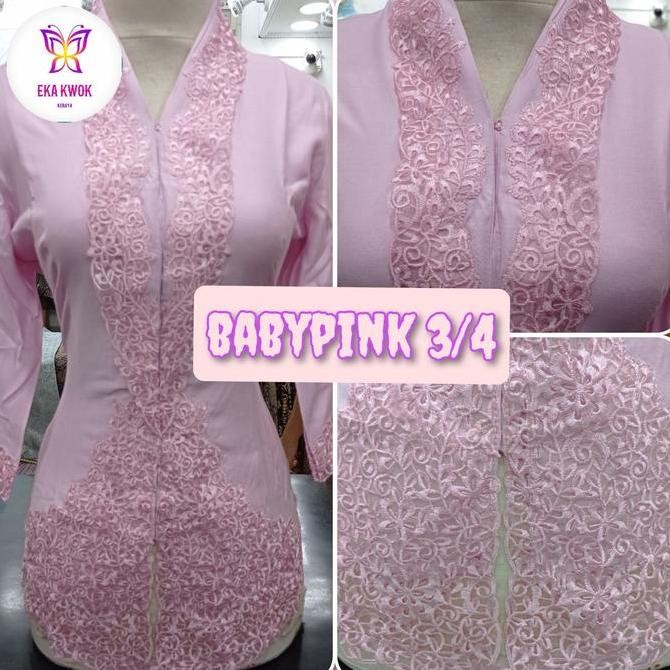 Kebaya Encim Kece/Baby Pink/Pink Muda