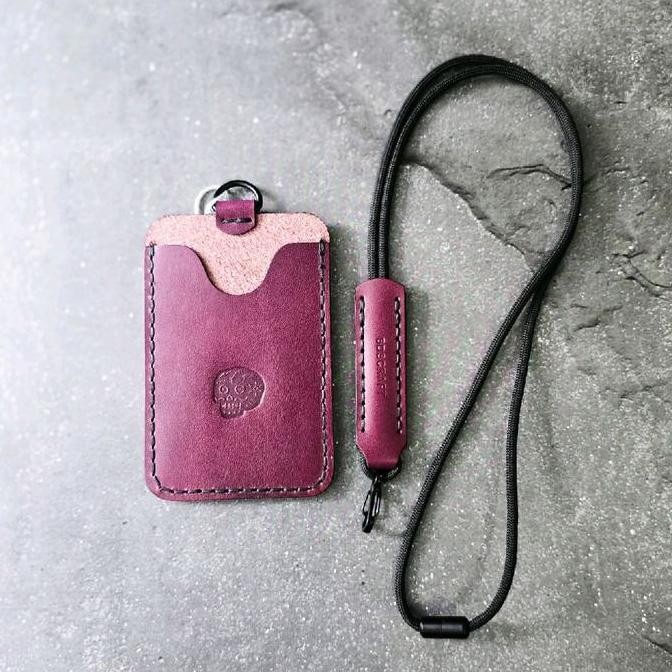 

PROMO - BDS JAZZ - Italian Leather Lanyard ID card Holder