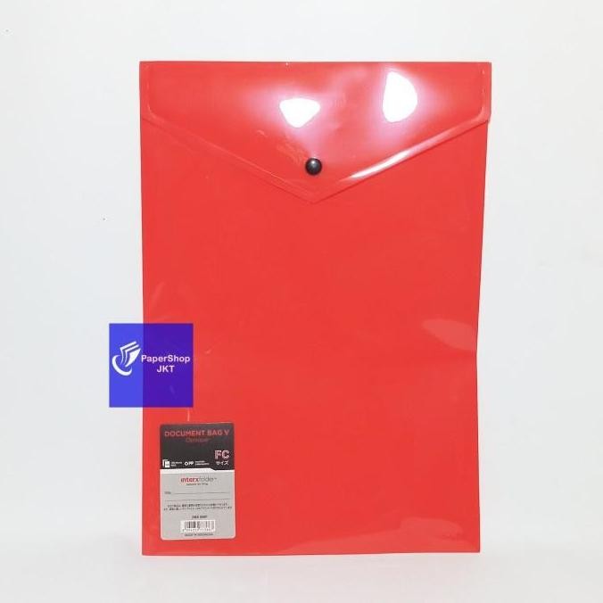 

NEW - INTER X - Map Kancing V Opaque Folio - LUSIN