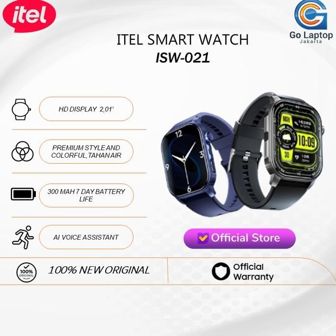 NEW - itel ISW-O2 Smart Watch Cyber Smart Watch, I 0 Days Extra-Long Battery, 2.0" Ultra Large HD Di