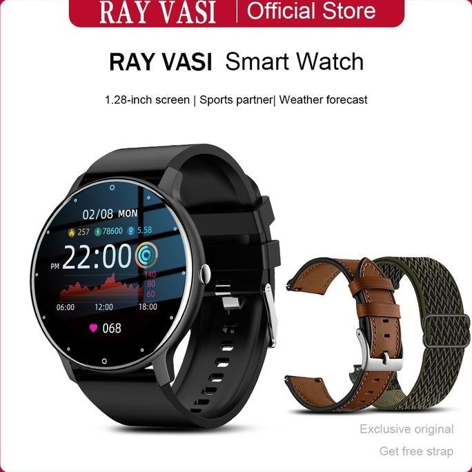 PROMO - RAY VASI Smart watch ZL02D Pria Wanita .28 Inch HD Touch Screen | Bluetooth Call | Running P