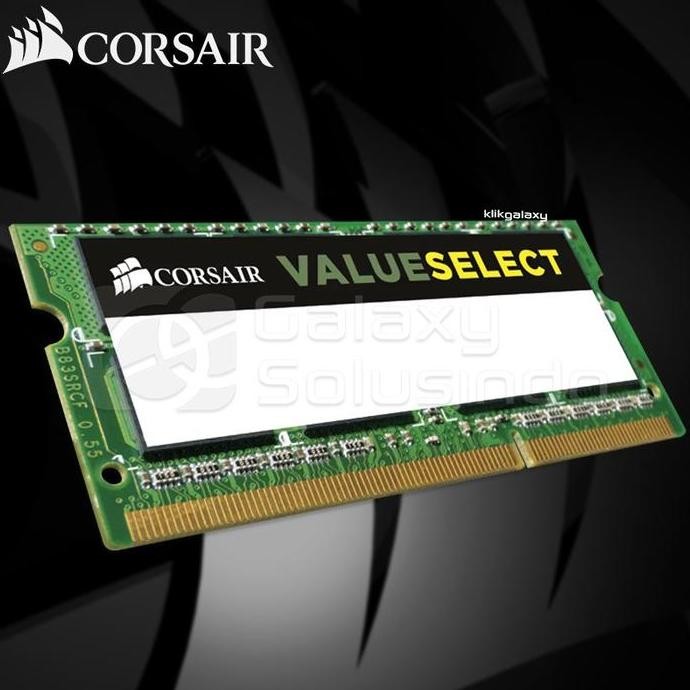 NEW Memory Corsair Value Select Sodimm DDR3L PC12800 1600Mhz 4GB Ram