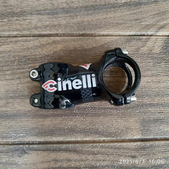 Promo Cinelli Stem 60 mm 6 Derajat Oversize OS 31.8mm Glossy COD