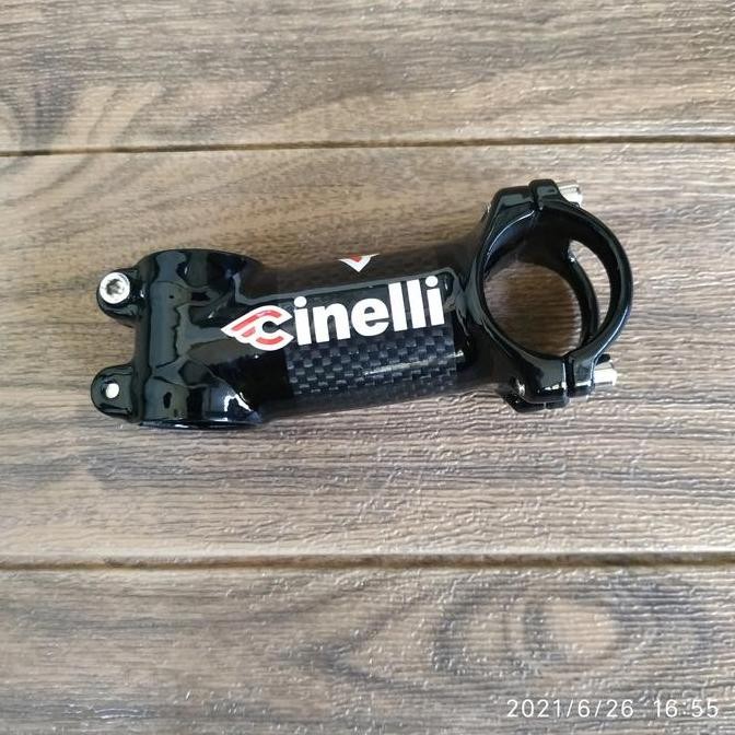 Promo Cinelli Stem 90 mm 6 Derajat Oversize OS 31.8mm Glossy COD