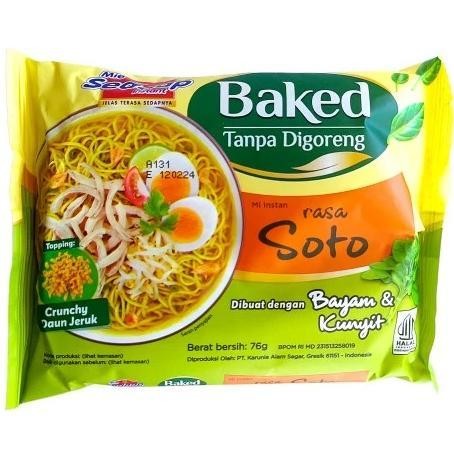

ES MIE SEDAAP BAKED RASA GORENG SOTO DIBUAT DENGAN BAYAM MI SEDAP OVEN