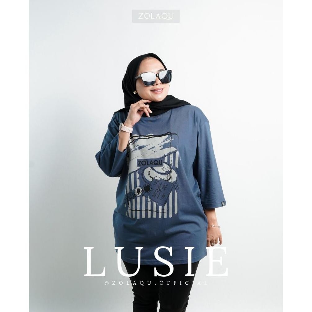 Zolaqu Original Oversize Jumbo Bahan Kaos Combed 20 S